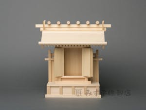 神棚 神棚 一社宮 一社宮の最上級品 両屋根 柾 唐戸 みす平總卸店 東京都台東区 最大100万円分のクーポン券をプレゼント いい仏壇