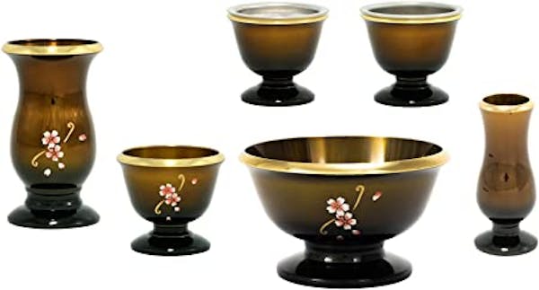 フルール 6点セット 琥珀ぼかし