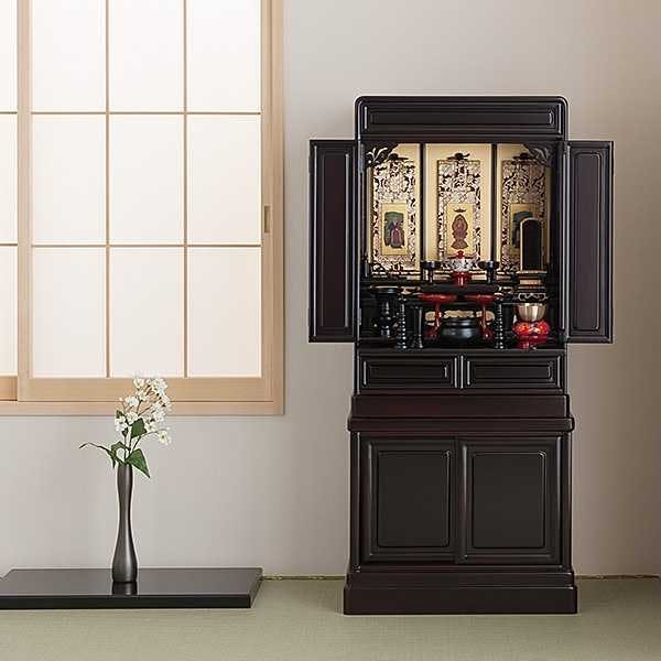 唐木仏壇 ひなぎく 桜色 38×16号 高さ115cm